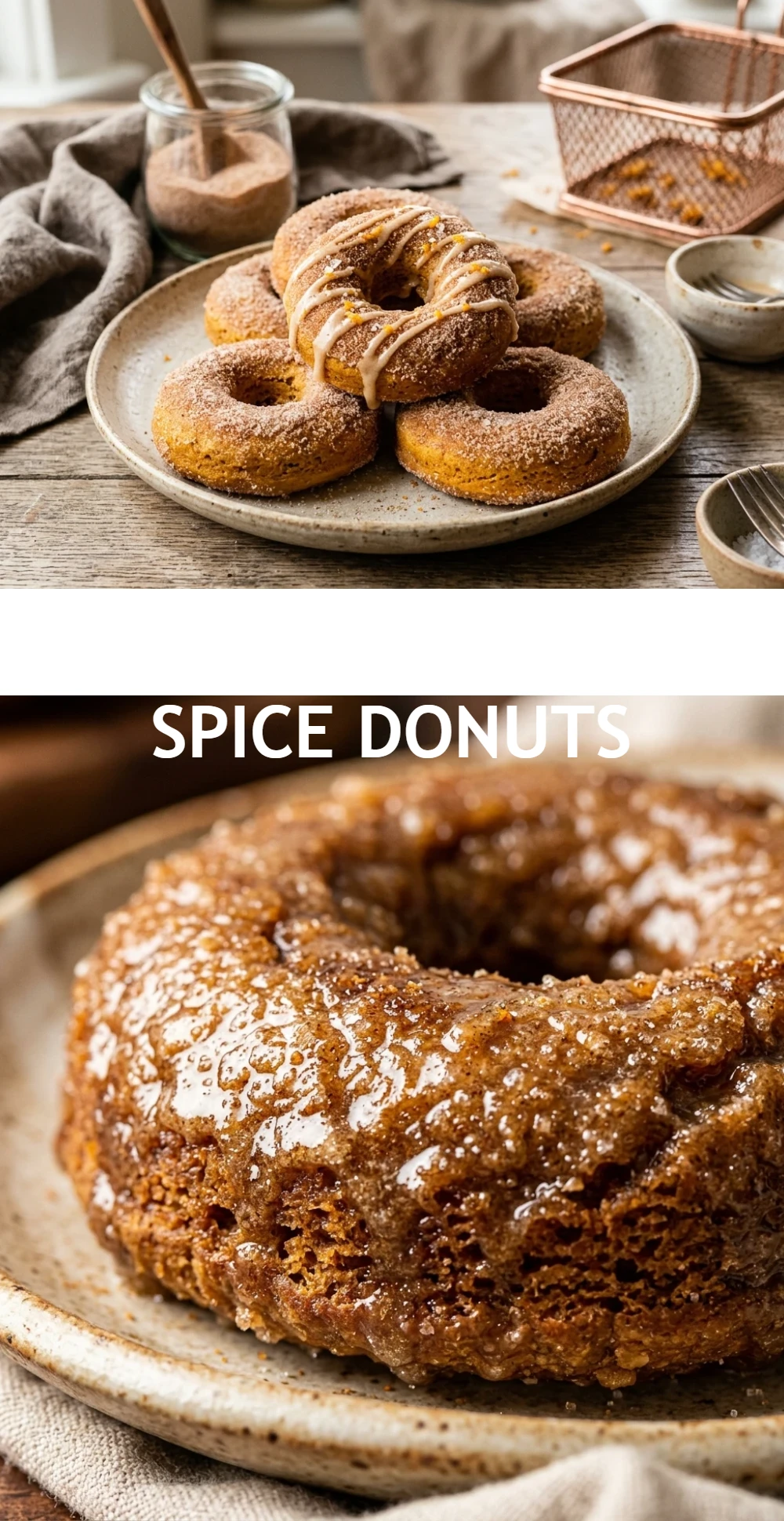 Air Fryer Pumpkin Spice Donuts