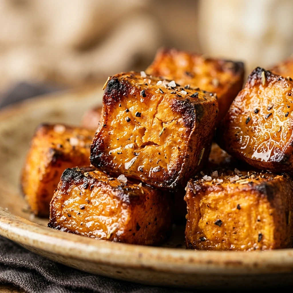 Air Fryer Sweet Potato Cubes