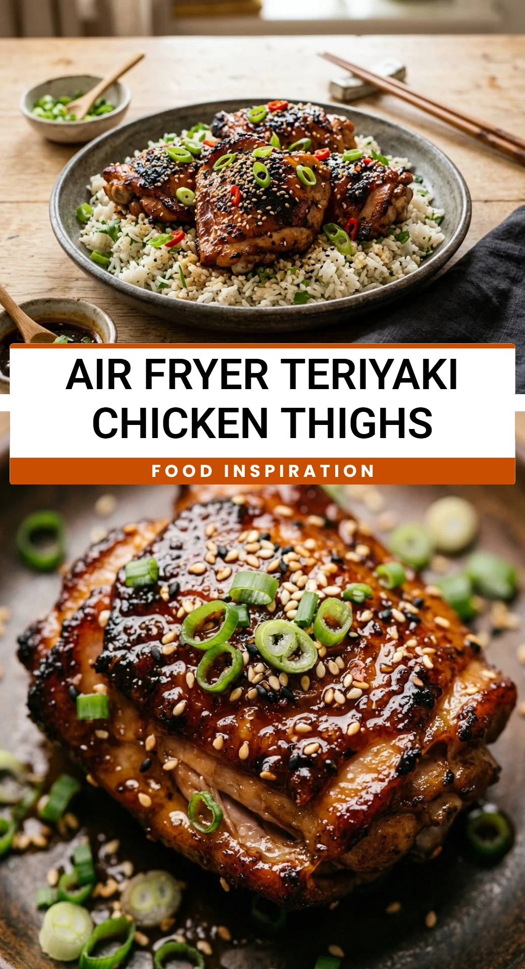 Air Fryer Teriyaki Chicken Thighs