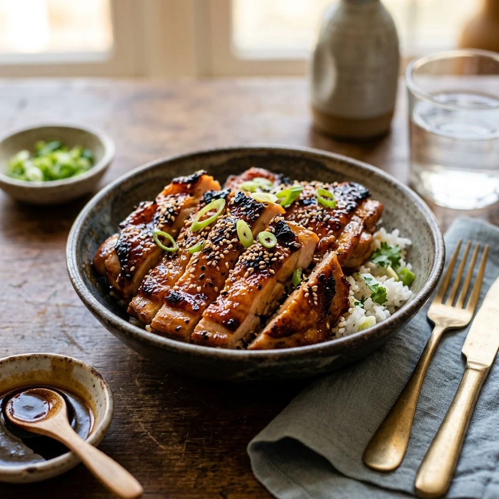 Air Fryer Teriyaki Chicken Thighs