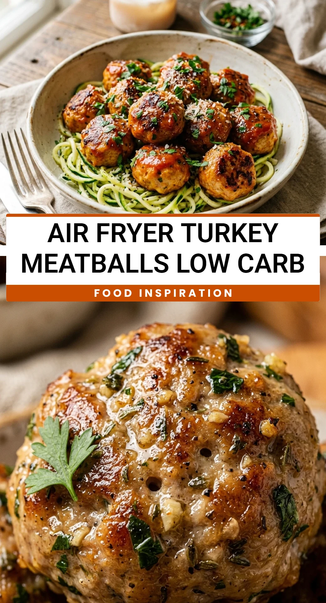 Air Fryer Turkey Meatballs Low Carb