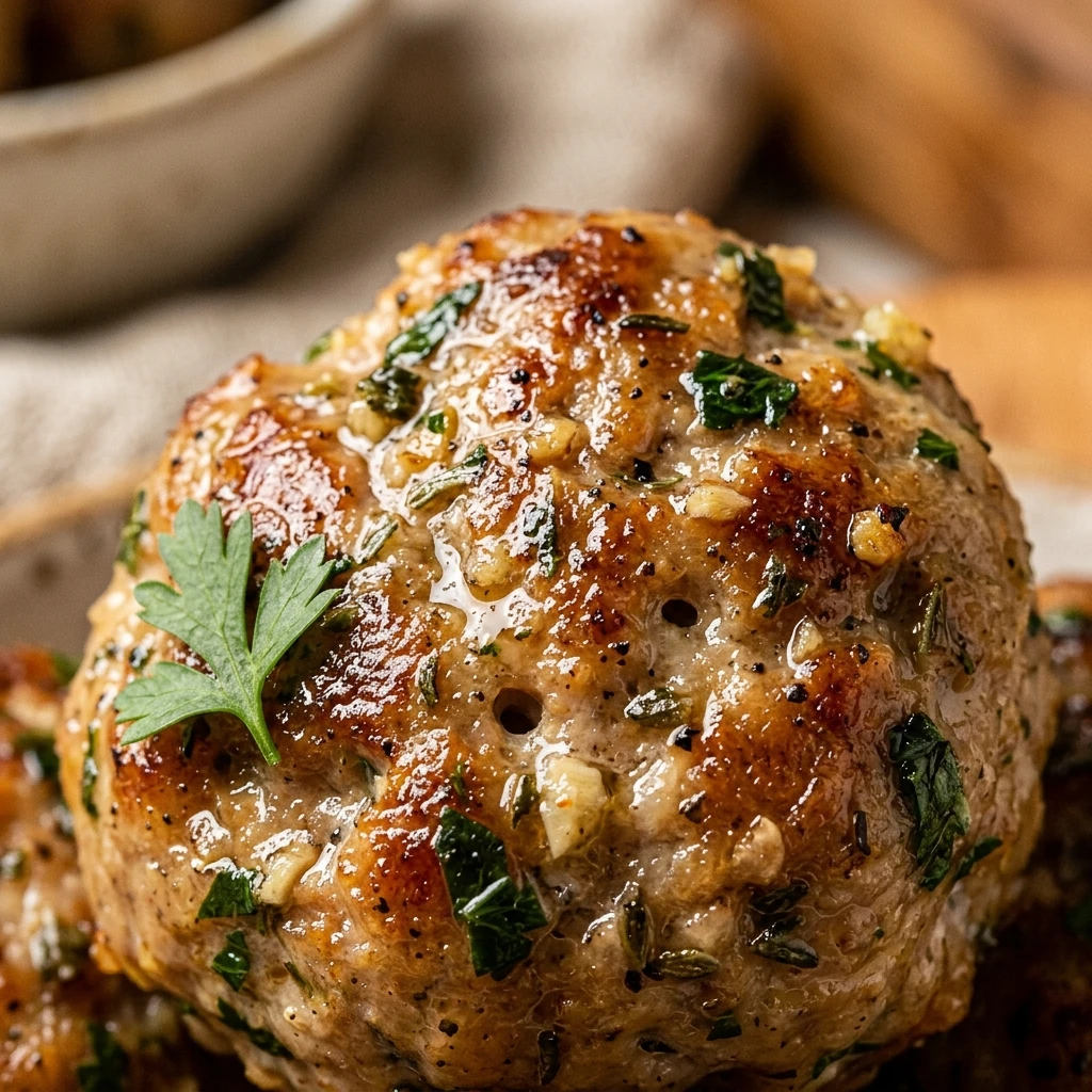Air Fryer Turkey Meatballs Low Carb