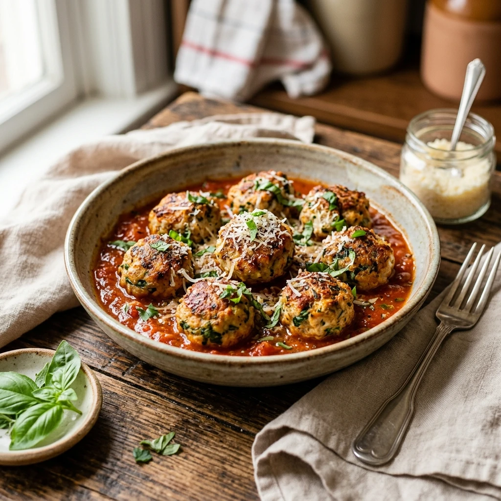 Air Fryer Turkey Meatballs Low Carb