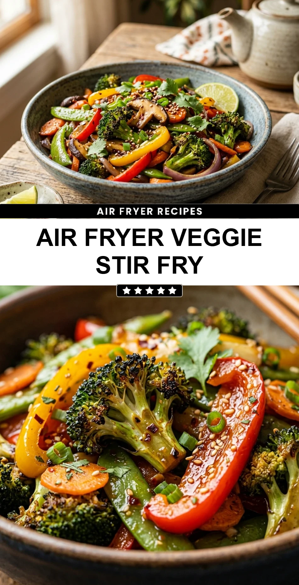 Air Fryer Veggie Stir Fry
