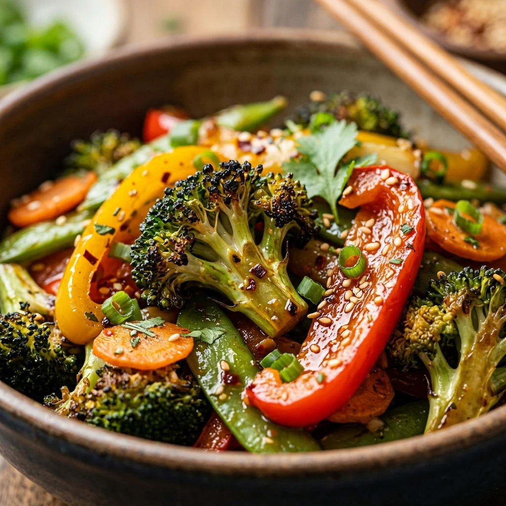 Air Fryer Veggie Stir Fry