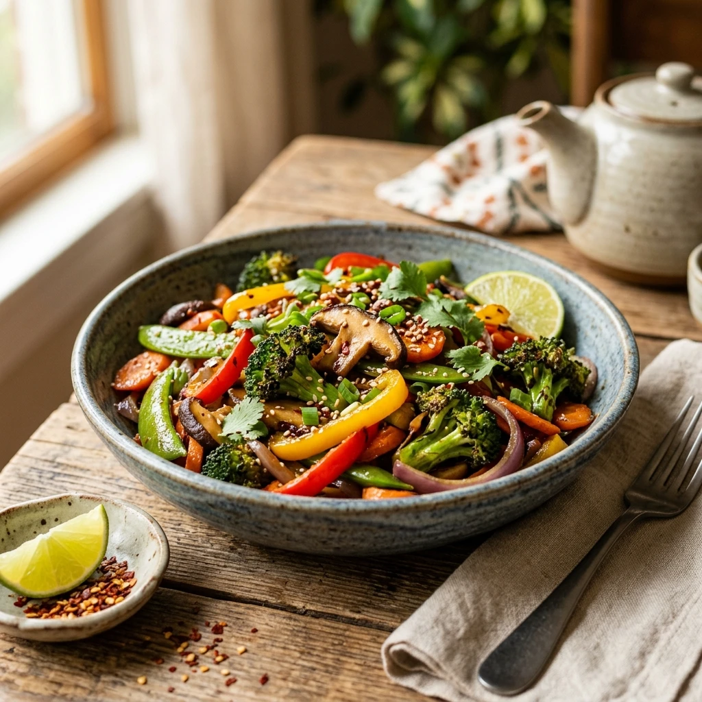 Air Fryer Veggie Stir Fry