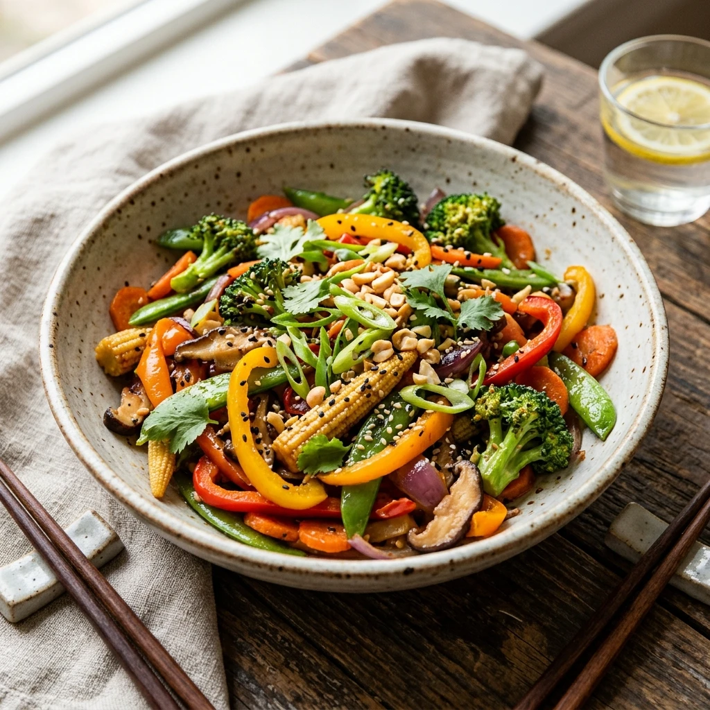Air Fryer Veggie Stir Fry