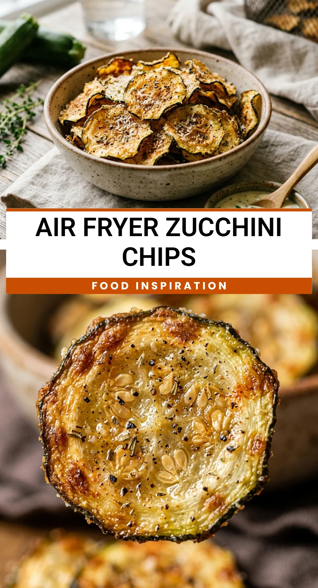 Air Fryer Zucchini Chips