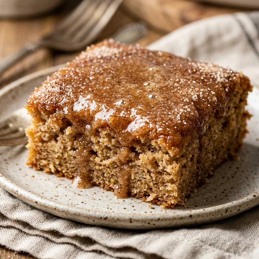Apple Cider Donut Cake With Cinnamon Glaze Recipe