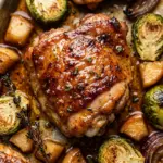 Apple Cider Glazed Chicken Thighs Sheet Pan Recipe