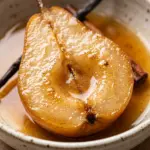Apple Cider Poached Pears With Vanilla