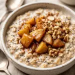 Apple Cinnamon High Protein Overnight Oats Recipe