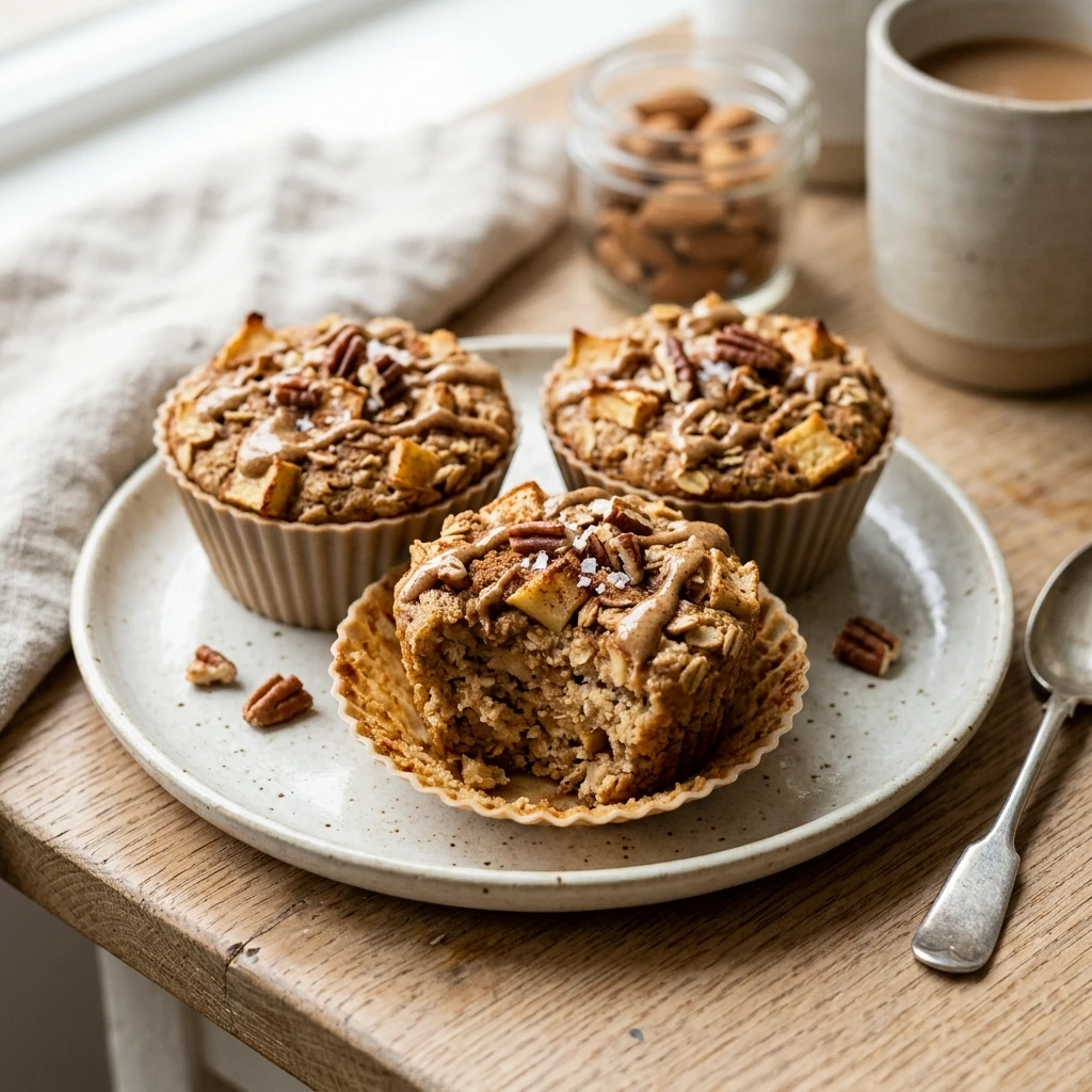 Apple Cinnamon Protein Oat Cups