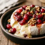 Baked Brie With Cranberry Maple