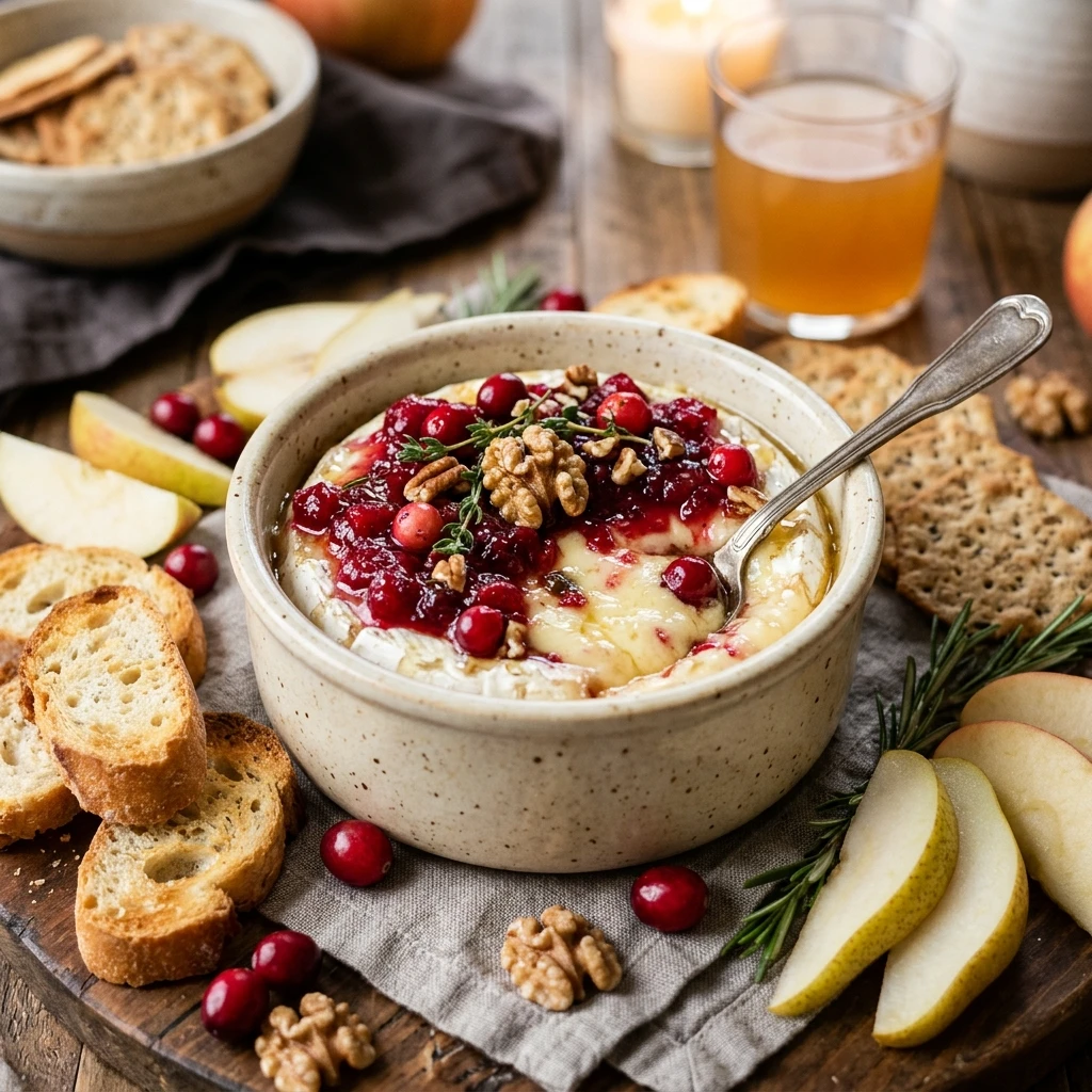 Baked Cranberry Brie Dip