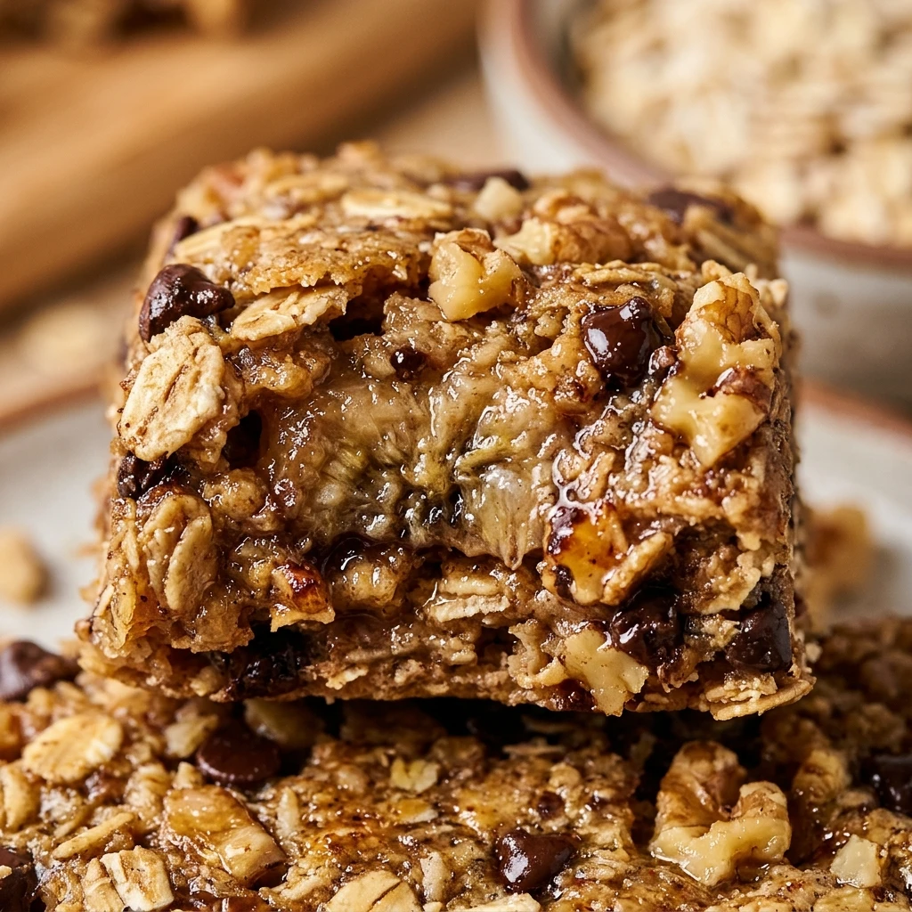 Banana Protein Breakfast Bars
