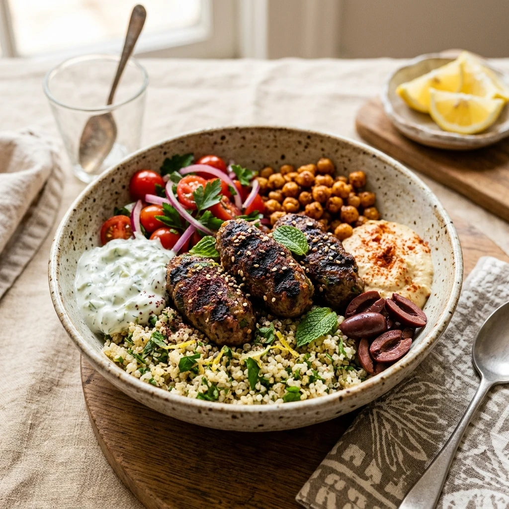 Beef Kofta Protein Bowls