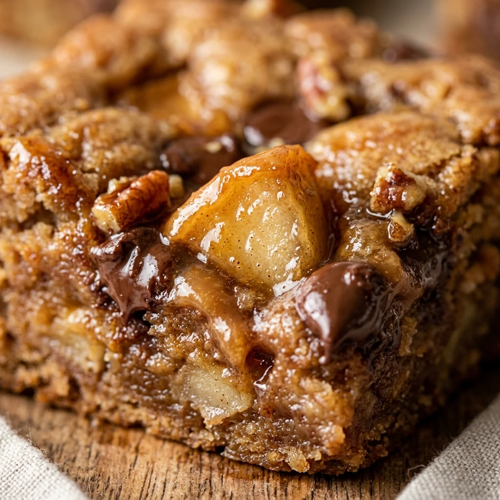 Brown Butter Apple Blondies Fall Recipe
