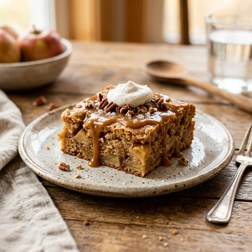 Brown Butter Apple Blondies Fall Recipe