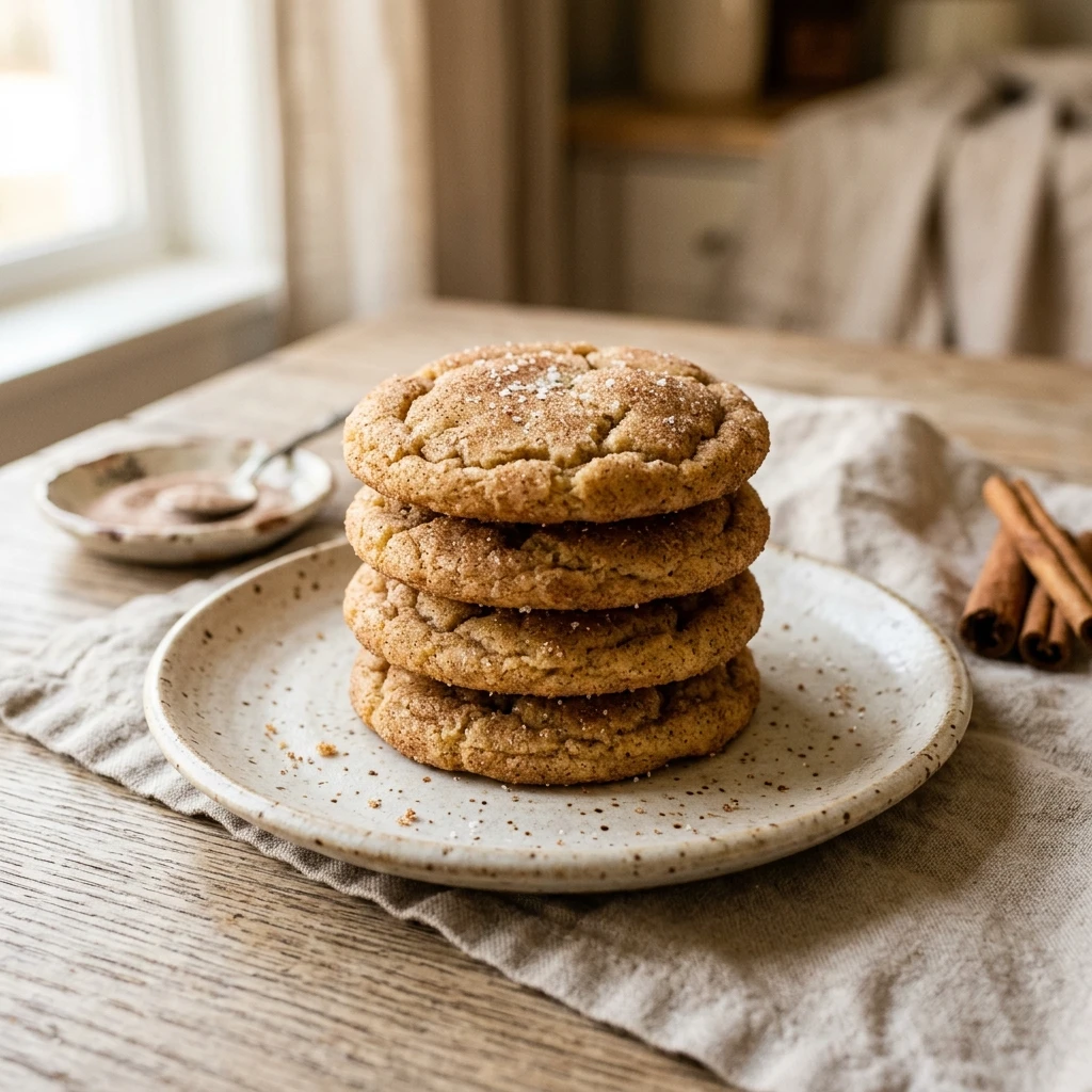 Brown Butter Maple Snickerdoodles