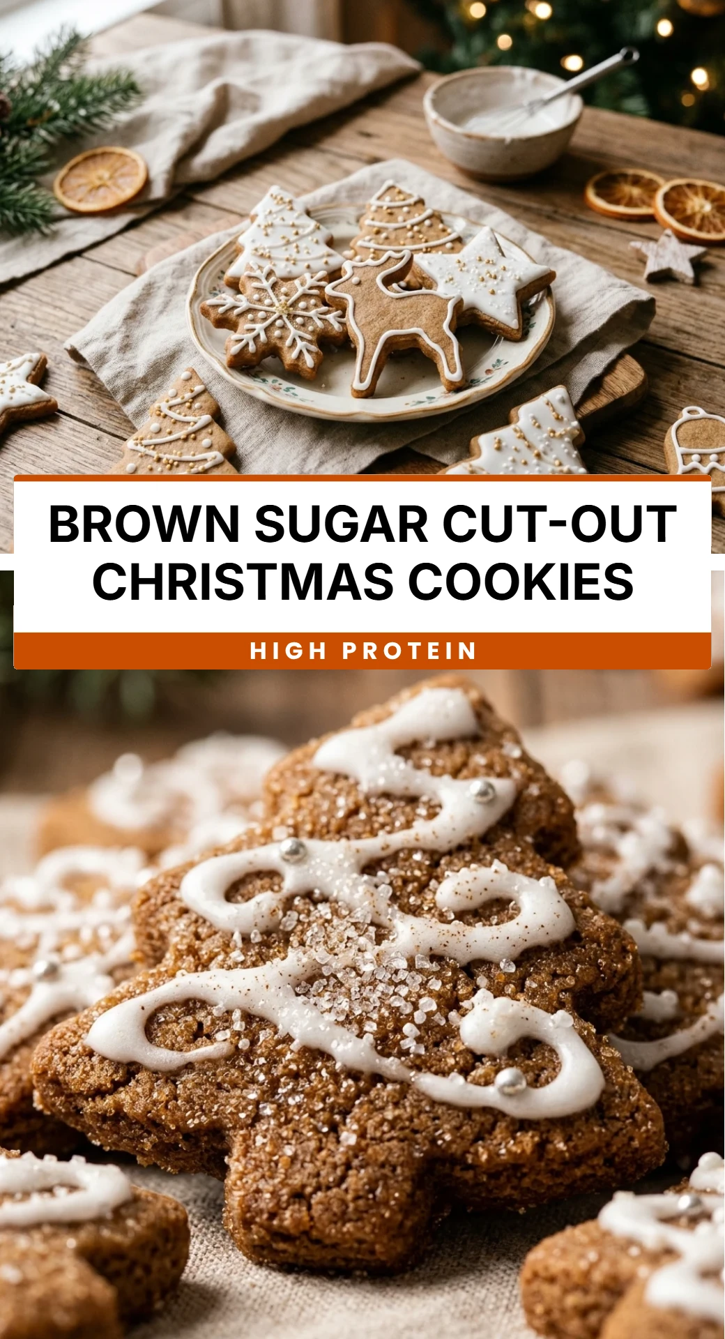 Brown Sugar Cut-Out Christmas Cookies
