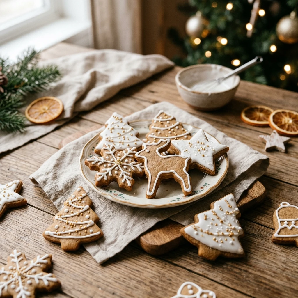 Brown Sugar Cut-Out Christmas Cookies