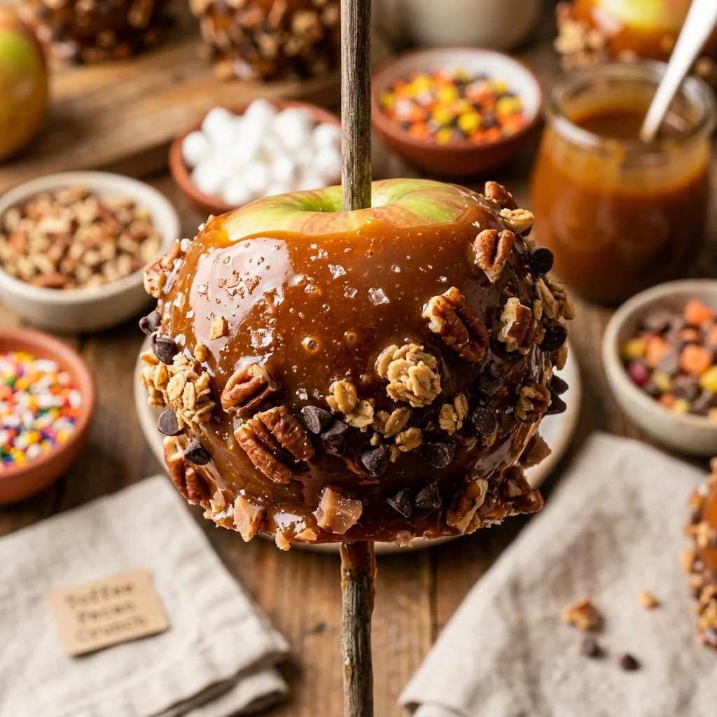 Caramel Apple Bar Party Setup Recipe