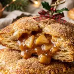 Caramel Apple Christmas Hand Pies with Spiced Sugar