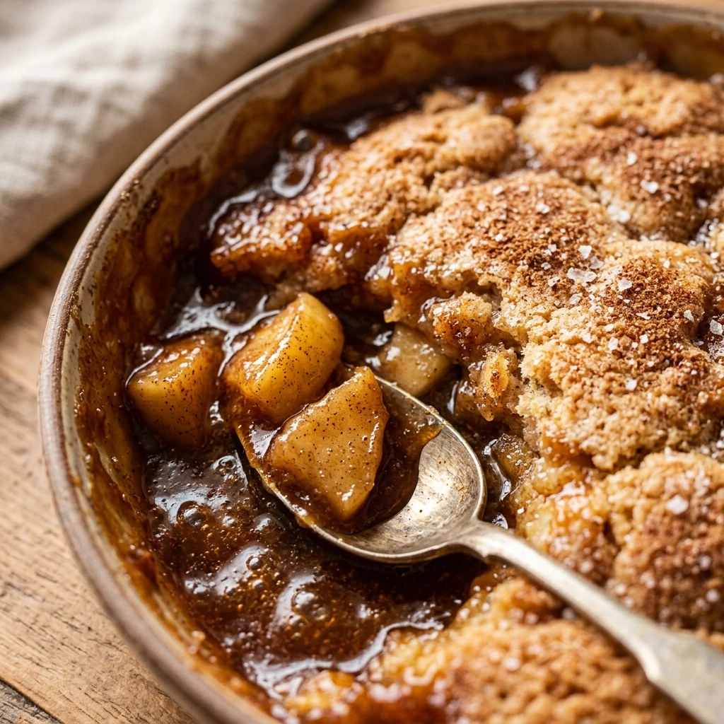 Caramel Apple Snickerdoodle Cobbler Recipe