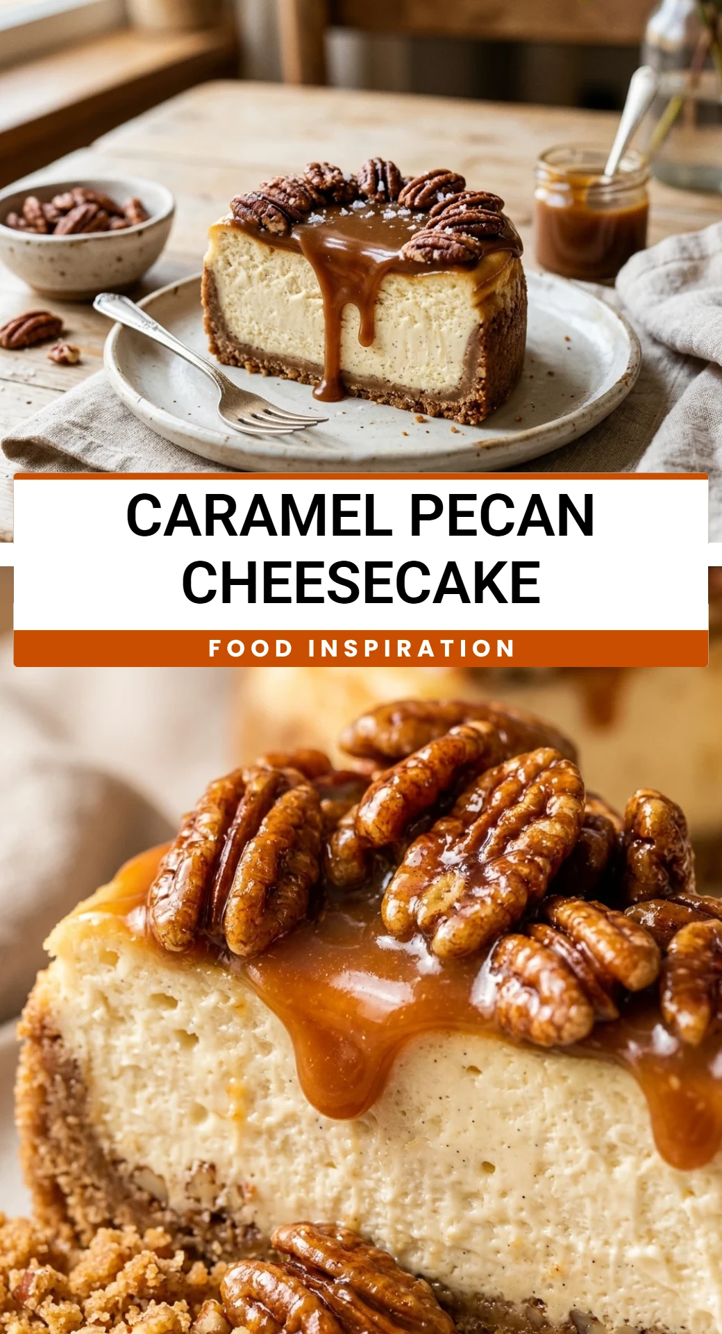 Caramel Pecan Cheesecake
