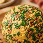 Cheddar Cheese Ball With Chives