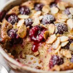 Cherry Almond Christmas Clafoutis