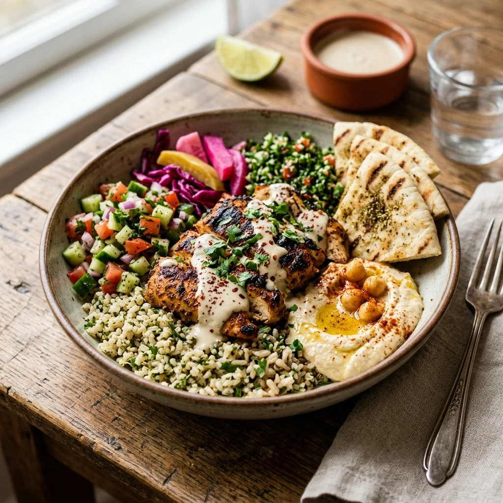 Chicken Shawarma Meal Prep