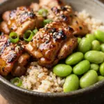 Chicken Teriyaki Edamame Bowls
