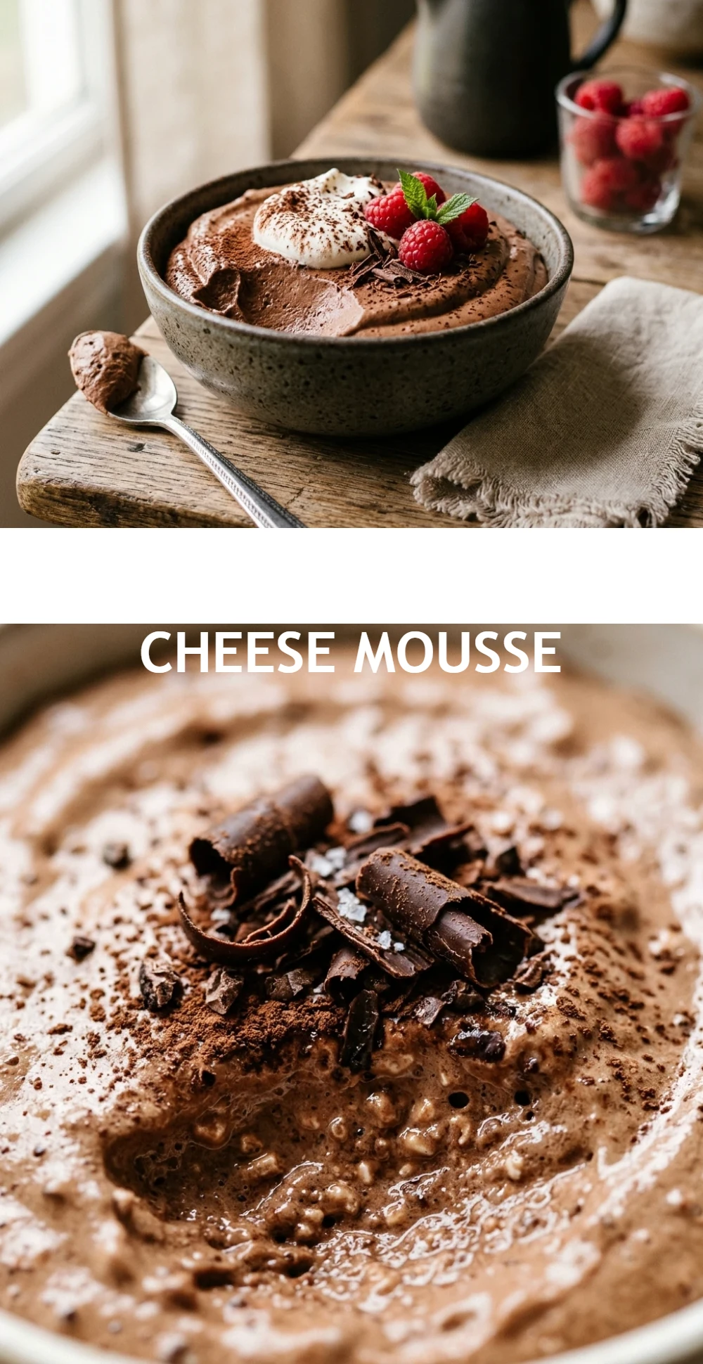 Chocolate Cottage Cheese Mousse