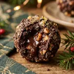 Chocolate Hazelnut Truffle Christmas Bombs