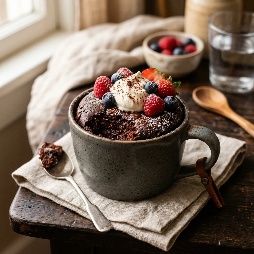 Chocolate Protein Mug Cake