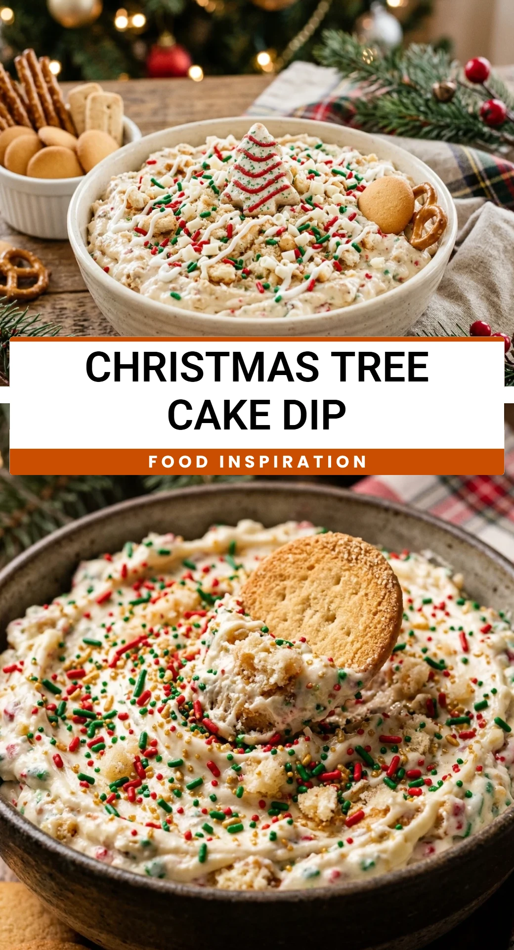 Christmas Tree Cake Dip