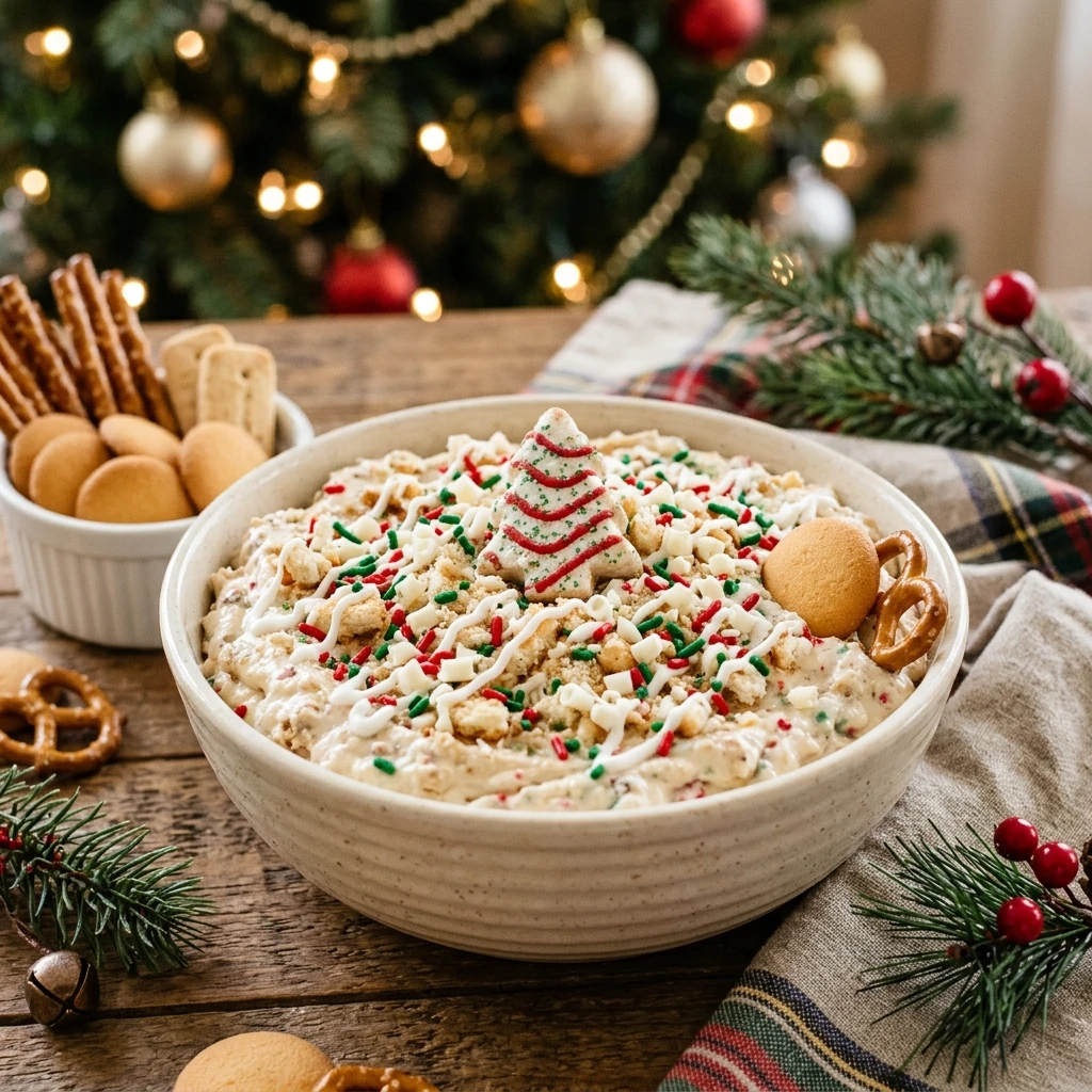 Christmas Tree Cake Dip