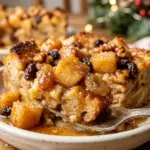 Cinnamon Apple Christmas Bread Pudding
