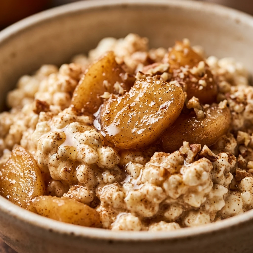 Cinnamon Apple Cottage Cheese Bowl High Protein