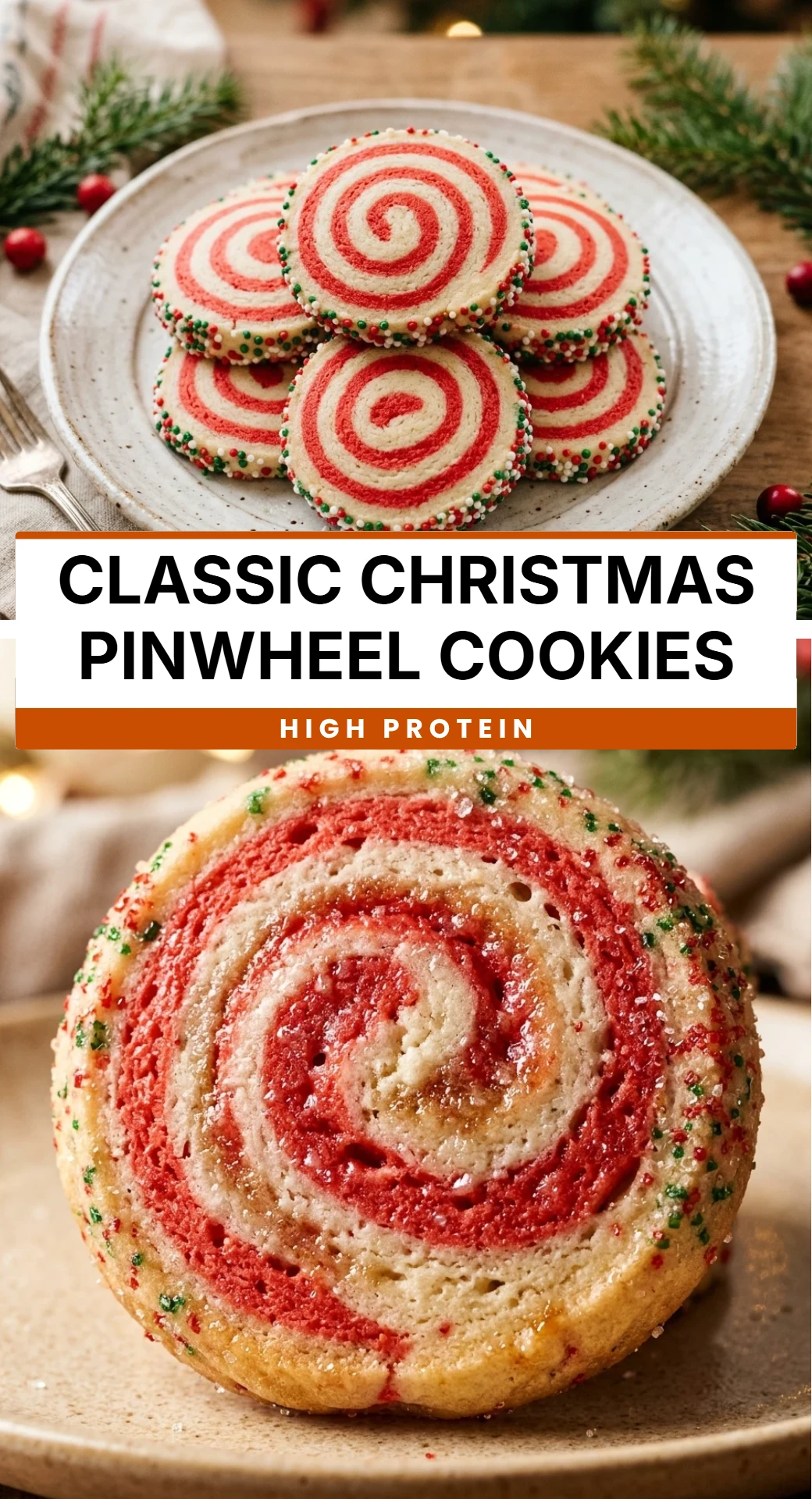 Classic Christmas Pinwheel Cookies