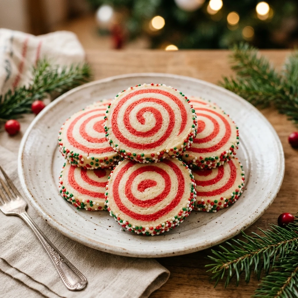 Classic Christmas Pinwheel Cookies