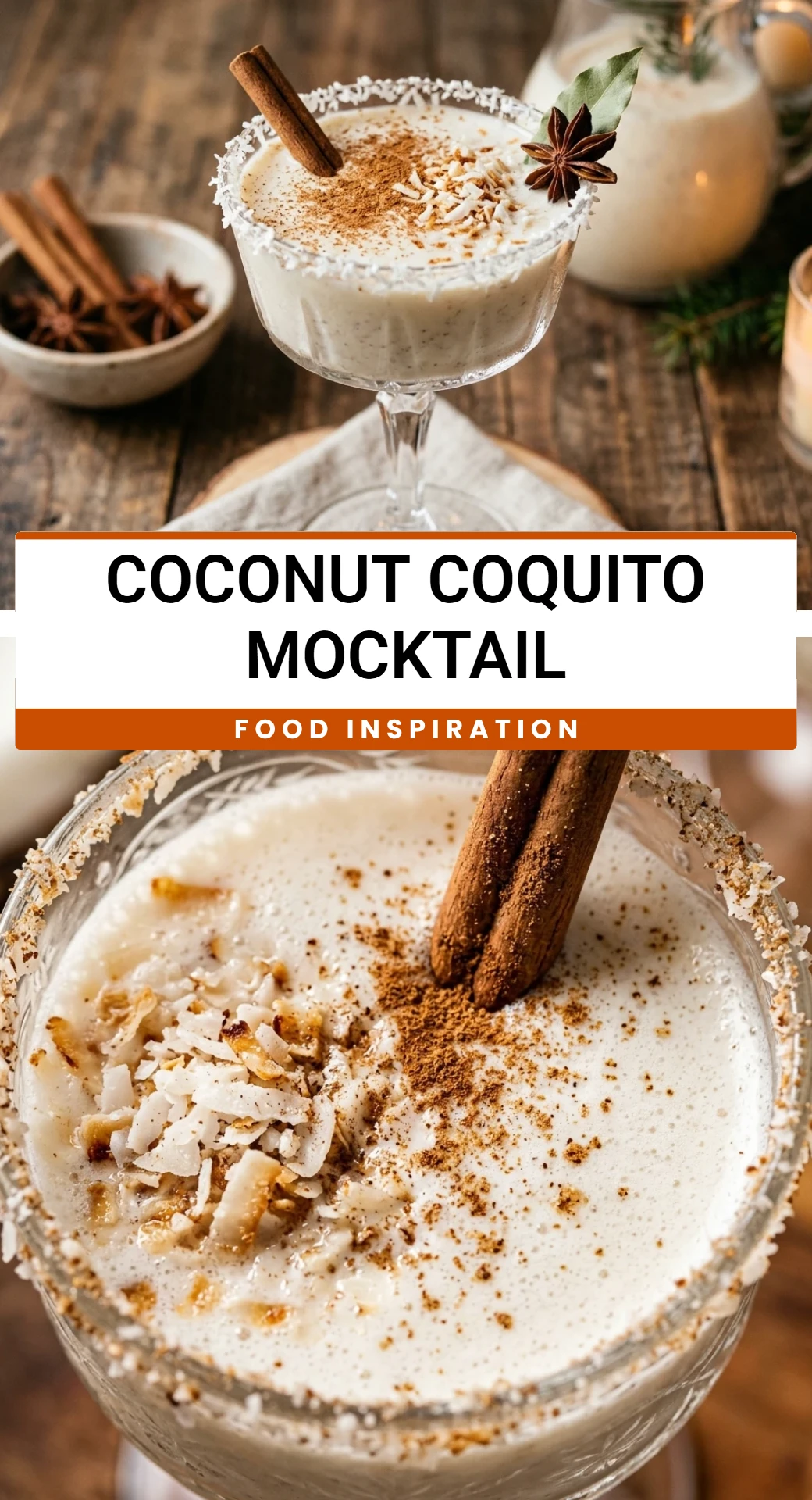 Coconut Coquito Mocktail