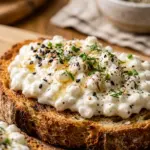 Cottage Cheese Breakfast Toast
