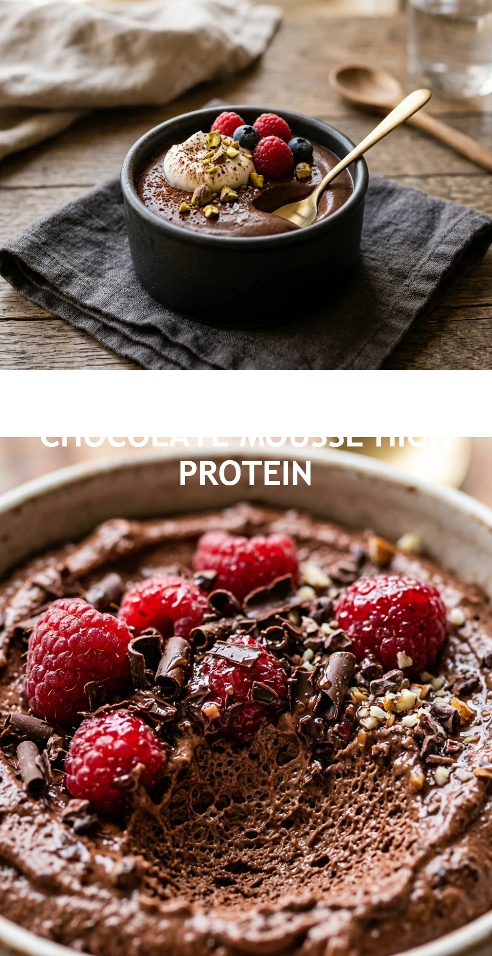 Cottage Cheese Chocolate Mousse High Protein