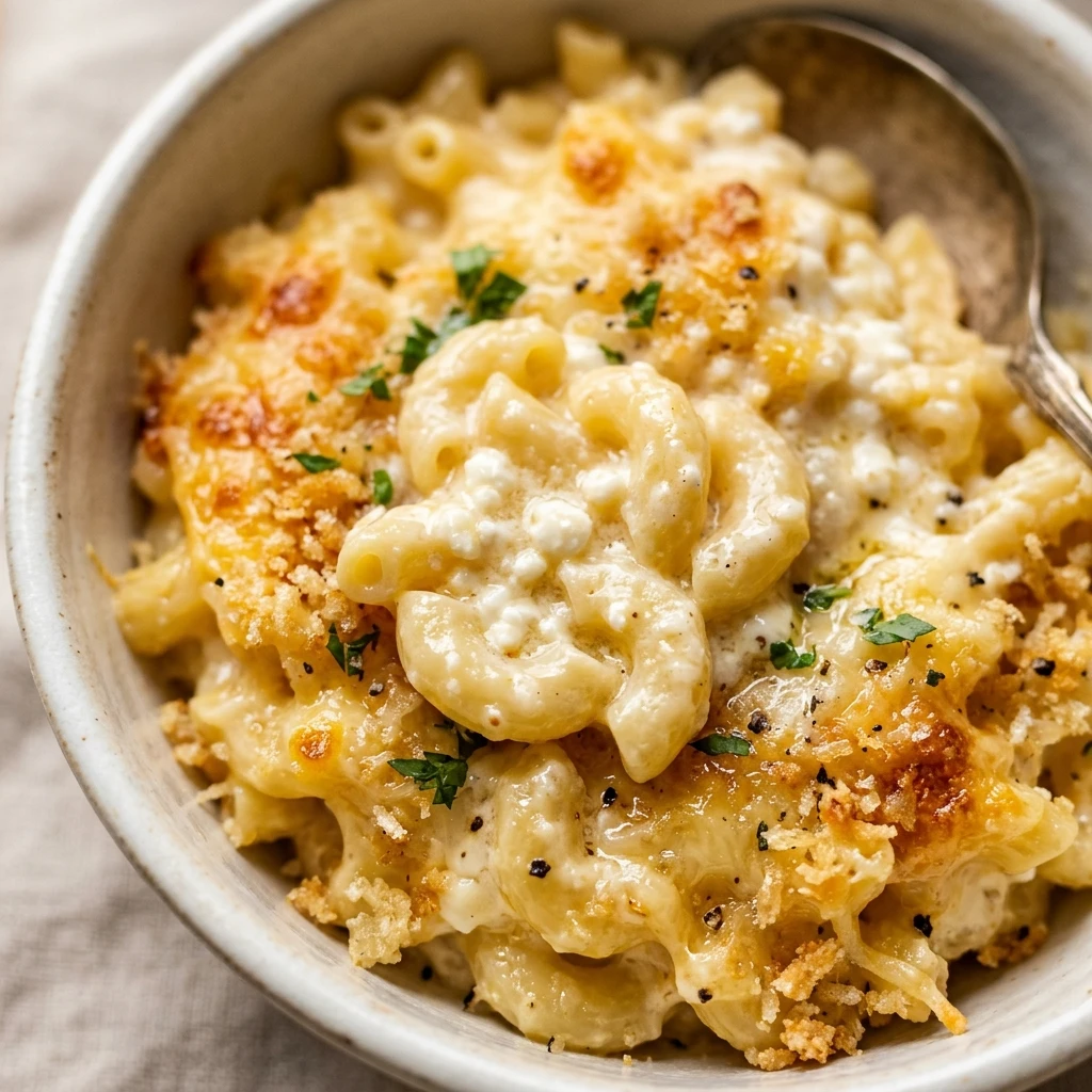 Cottage Cheese Mac and Cheese