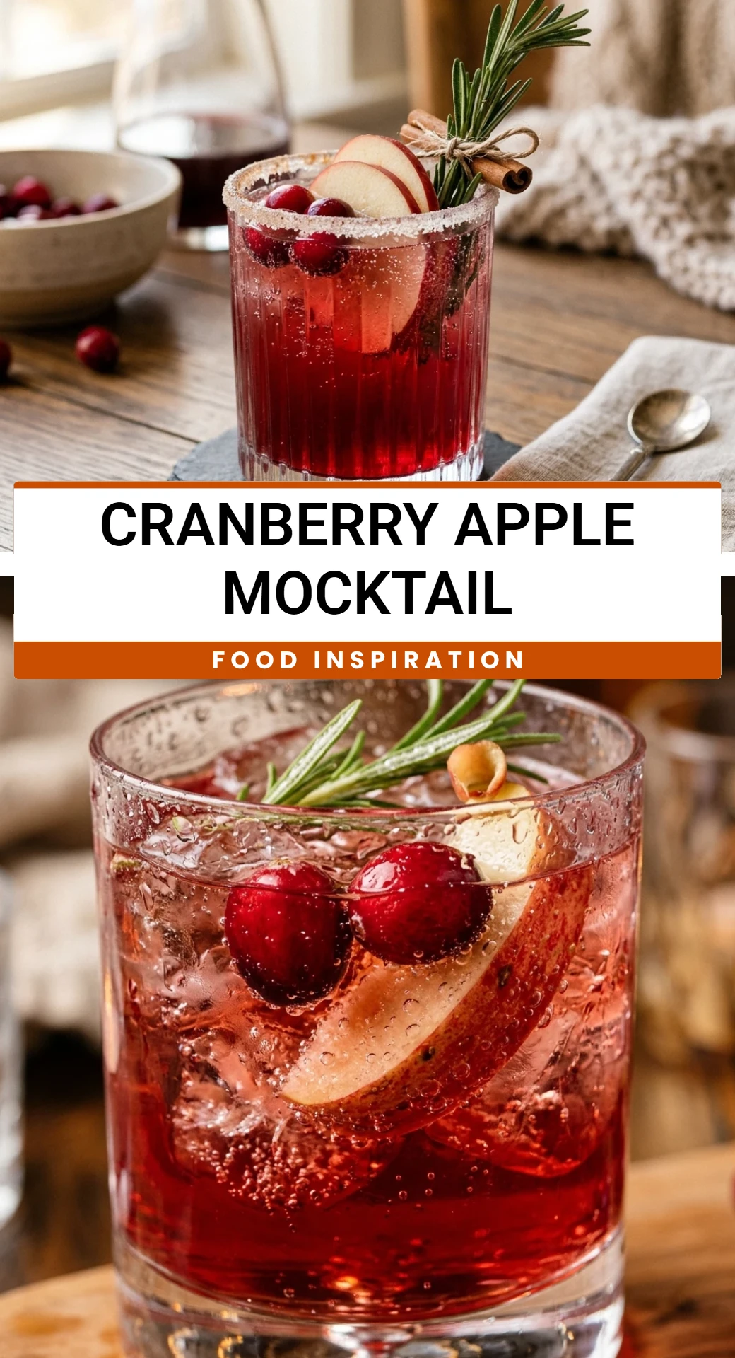 Cranberry Apple Mocktail