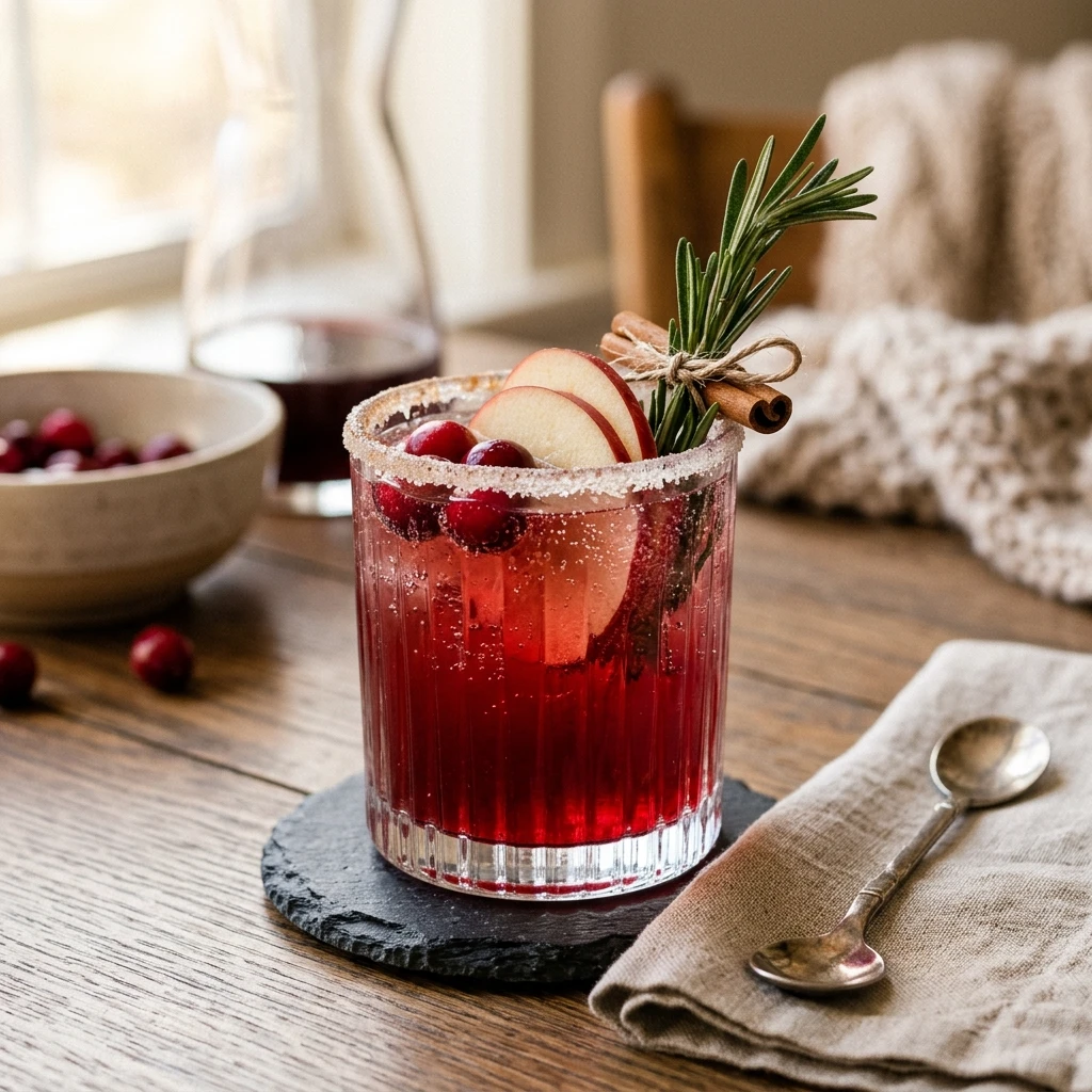 Cranberry Apple Mocktail