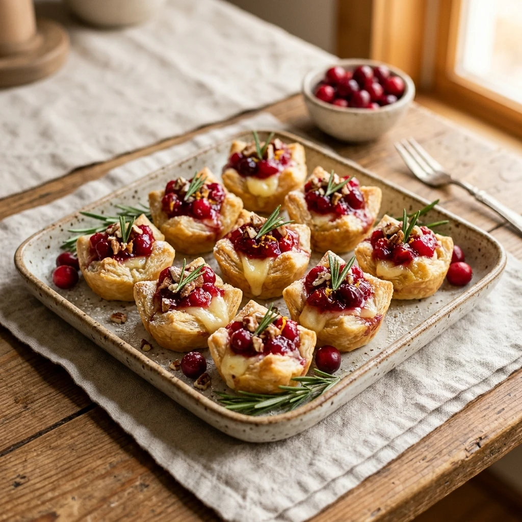 Cranberry Brie Bites